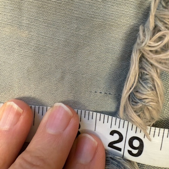 Marin kiog distressed denim jeans overalls mini dress women's size XS - Picture 9 of 9